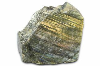Single Side Polished Labradorite Section - Madagascar #364270