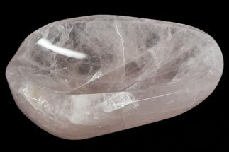 Polished Rose Quartz Dish #365156