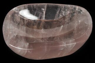 Polished Rose Quartz Dish #365163