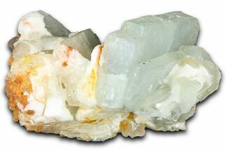Tabular, Blue Barite Crystal Cluster - Morocco #365562