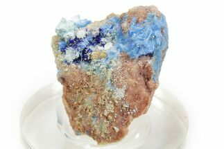Vibrant Blue Cyanotrichite - China #365332