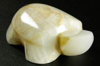Carved Banded Calcite Turtle - California #366240