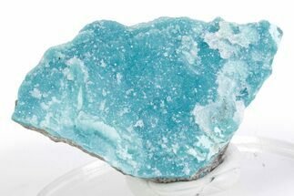 Sparkling Druzy Quartz on Chrysocolla - DR Congo #366198