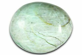 Polished Green Garnierite Stone - Madagascar #366385
