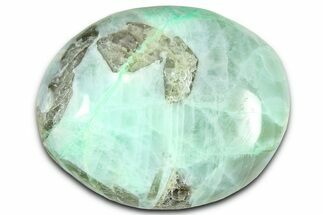 Polished Green Garnierite Stone - Madagascar #366392