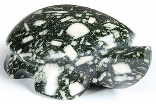 Polished Chinese Writing Rock Turtle - Alaska #366529