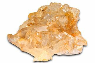 Tangerine Quartz Crystal Cluster - Brazil #367160