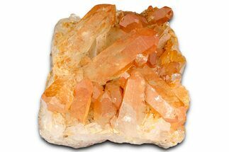 Tangerine Quartz Crystal Cluster - Brazil #367166