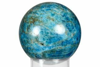 Bright Blue Apatite Sphere - Madagascar #367042