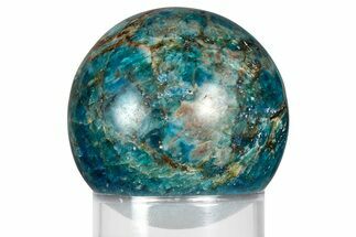 Bright Blue Apatite Sphere - Madagascar #367052