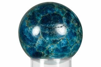 Bright Blue Apatite Sphere - Madagascar #367059