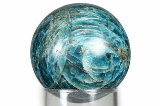Bright Blue Apatite Sphere - Madagascar #367061