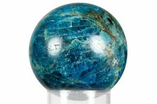 Bright Blue Apatite Sphere - Madagascar #367085