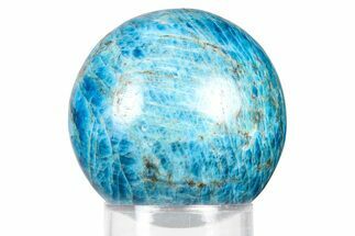 Bright Blue Apatite Sphere - Madagascar #367094