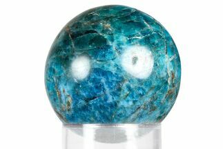 Bright Blue Apatite Sphere - Madagascar #367097
