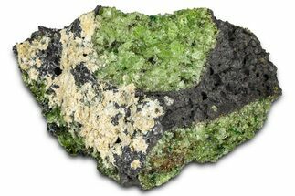 Peridot Crystals in Basalt - Arizona #368545