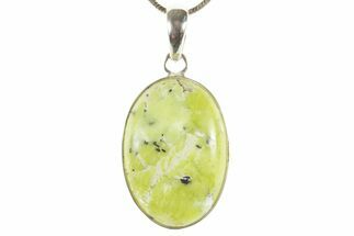 Yellow Turquoise Jasper Pendant (Necklace)- Sterling Silver #369926