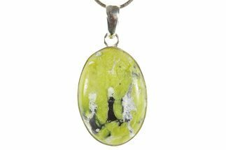 Yellow Turquoise Jasper Pendant (Necklace)- Sterling Silver #369931