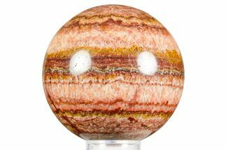 Polished Rainbow Onyx Stone Sphere - Arizona #371233