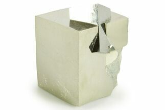 Shiny, Natural Pyrite Cube - Navajun, Spain #361959