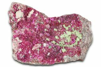Green Kolwezite on Vibrant Cobaltoan Dolomite - DR Congo #371603