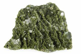 Quartz Crystals on Pistachio-Green Epidote - Turkey #371788
