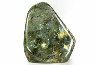 Flashy Free-Standing Polished Labradorite - Madagascar #372720