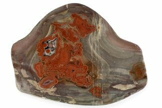 Polished Devil's Red Agate - TeePee Canyon, South Dakota #373403