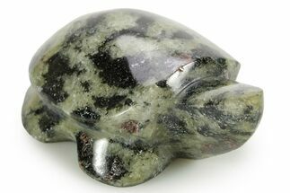 Carved Almandine Garnets in Matrix Turtle - Maine #373652