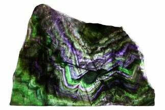 Colorful Polished Fluorite Slab - China #374378