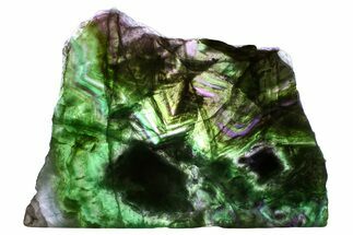 Colorful Polished Fluorite Slab - China #374380