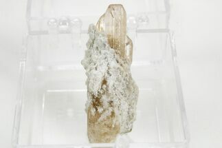 Lustrous Champagne-Pink Topaz Crystal - Utah #374468