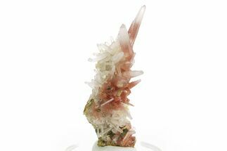 Hematite Quartz Crystals with Lustrous Epidote - Peru (New Find) #375582