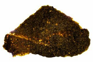 Polished Diogenite Meteorite ( g) Slice - NWA #375702