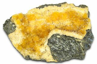 Intense Orange Calcite Crystal Cluster - Poland #374701