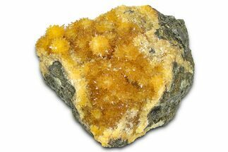 Intense Orange Calcite Crystal Cluster - Poland #374706