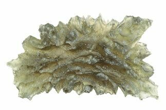 Green Moldavite Tektite ( g) - Besednice, Czech Republic #376270