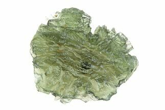 Green Moldavite Tektite ( g) - Besednice, Czech Republic #376273