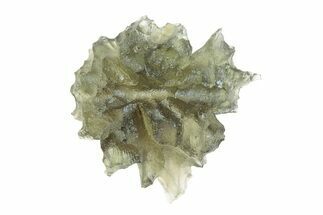 Green Moldavite Tektite ( g) - Besednice, Czech Republic #376277