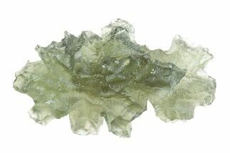 Green Moldavite Tektite ( g) - Besednice, Czech Republic #376293