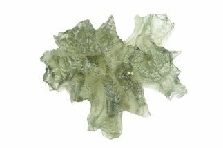 Green Moldavite Tektite ( g) - Besednice, Czech Republic #376297
