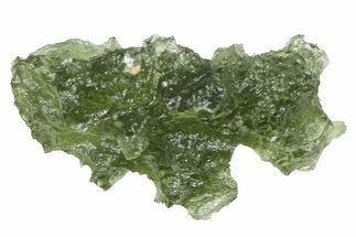 Green Moldavite Tektite ( g) - Besednice, Czech Republic #376330