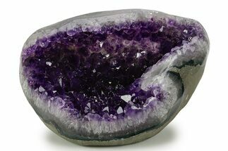 Sparkly Deep-Purple Amethyst Geode - Uruguay #378130