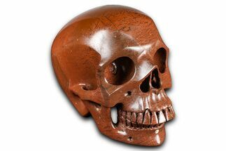 Realistic, Polished Chohua Jasper Skull #378677