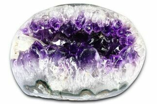 Sparkly, Dark Purple Amethyst Geode - Uruguay #378168