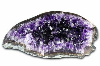 Sparkly, Dark Purple Amethyst Geode - Uruguay #378169