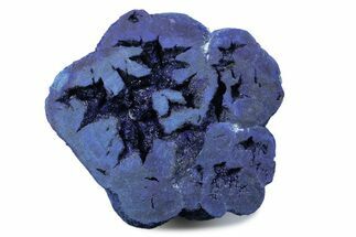 Vivid Blue Cut/Polished Azurite Nodule - Siberia #379948