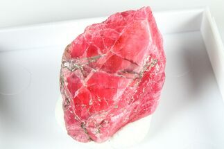 Striking Cherry-Red Rhodonite Specimen - Brazil #379796