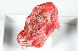 Striking Cherry-Red Rhodonite Specimen - Brazil #379800