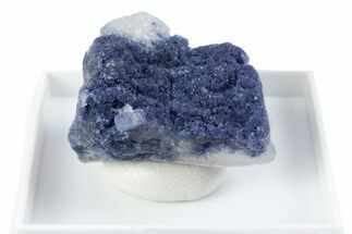 Brilliant Blue Dumortierite with Milky Quartz - Brazil #380118